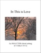 In This is Love SATB choral sheet music cover